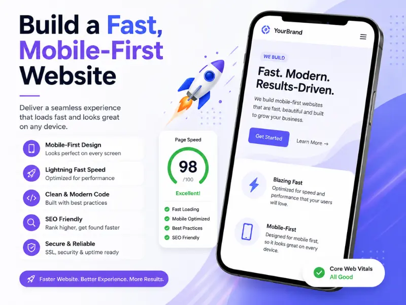 Build a fast, mobile-first website